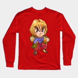 Cute Chibi Ken SF6 Long Sleeve T-Shirt